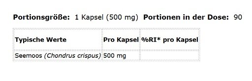 KIKI Health Sea Moss Organic 90 Kapseln