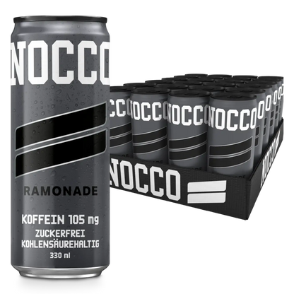 Kraft-Stack: BioTech Creatine + MST NeuroPump + Nocco BCAA Drink – Nocco BCAA Drink 24 x 330 ml Ramonade