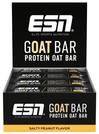 Erdnuss Geschmacks-Duo: ProFuel V-PROTEIN + 2× ESN Goat Bar – ESN Goat Bar 12x55g (Salty Peanut)