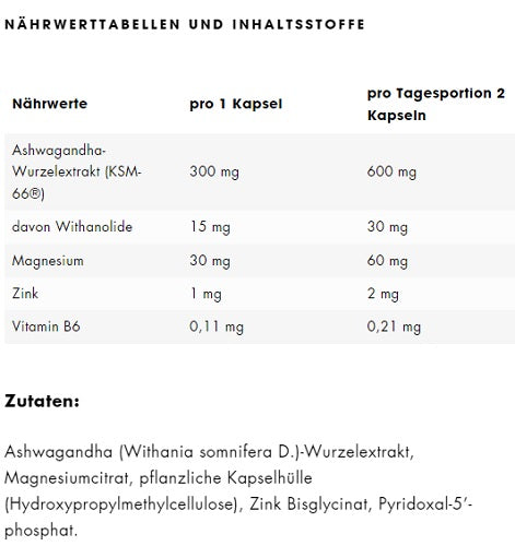 ESN Ashwa+ 120 Kapseln