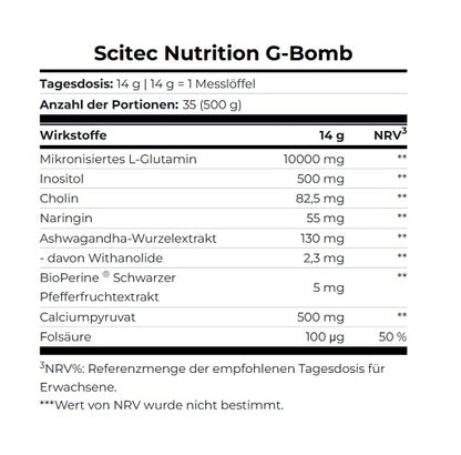 Scitec G-Bomb 500g