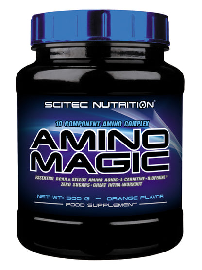 Masseaufbau für Fortgeschrittene: Kevin Levrone Anabolic + 3 weitere – Scitec Amino Magic 500g (Orange)