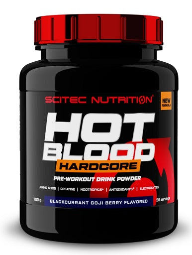 Cardio-Duo: BioTech L-Carnitine + Chrome + Scitec Hot Blood Hardcore – Scitec Hot Blood Hardcore 700g (tropischer Punsch)