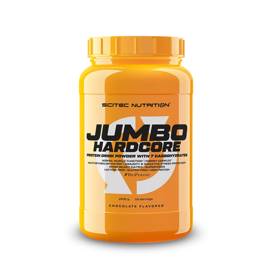 Kraft-Stack: BioTech Creatine + Scitec Jumbo + Scitec EAA Xpress – Scitec Jumbo Hardcore1530g (Schokolade)
