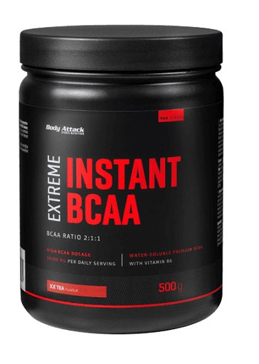 Masseaufbau für Fortgeschrittene: Kevin Levrone Anabolic + 3 weitere – Body Attack Instant BCAA Extreme 500g (Lemon)
