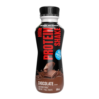 Body Attack High Protein Shake 12x500ml