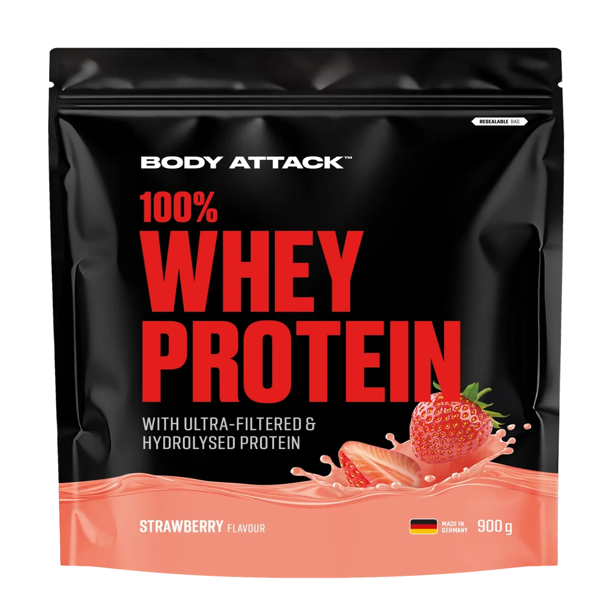Body Attack 100% Whey Protein 900g