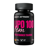 Body Attack Lipo 100 Fem, 60 Kapseln, DE