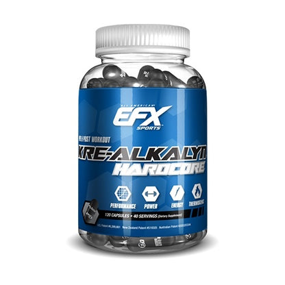 Cardio-Duo: MST L-Carnitine Carnipure + EFX Kre-Alkalyn Hardcore – EFX Kre-Alkalyn Hardcore 120 Caps