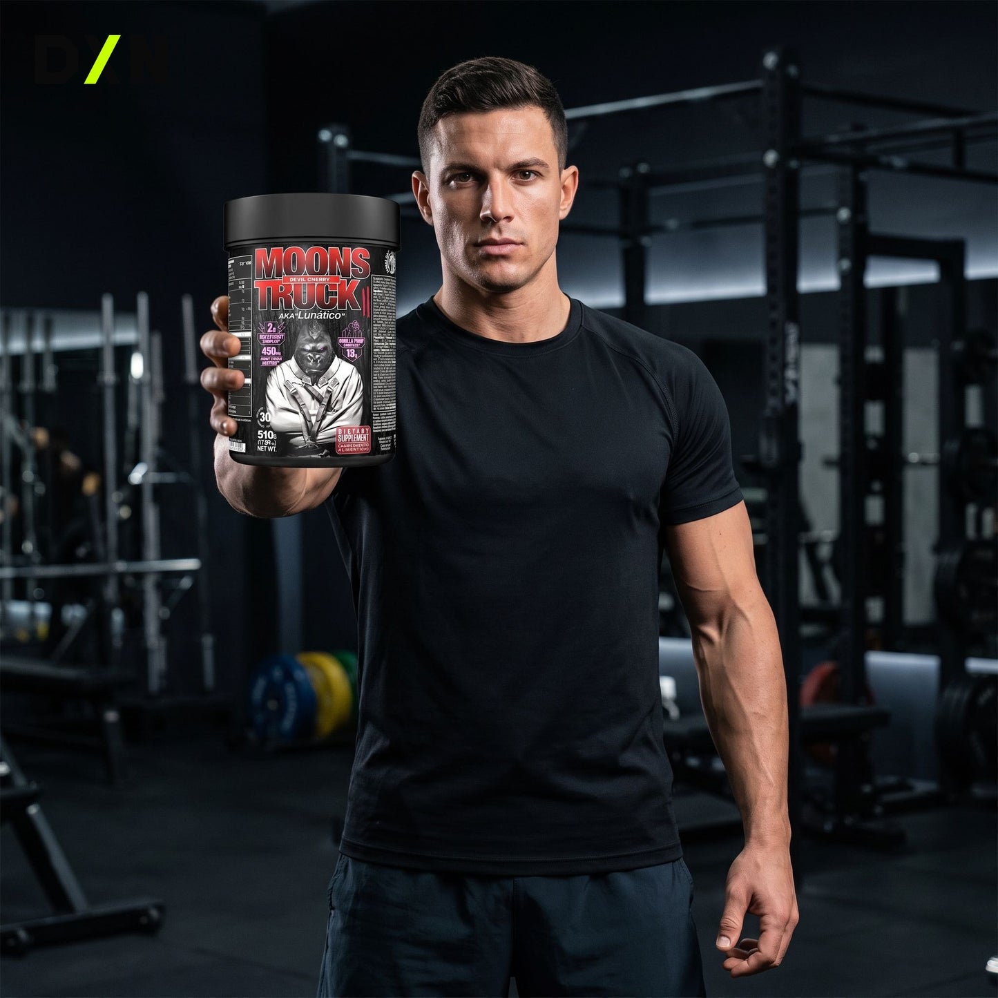 Zoomad Moonstruck 2.0 Booster 510g in einer Studio-Szene auf einem Tisch platziert.