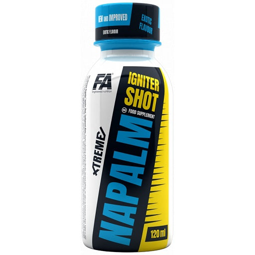 Trainings-Set: FA Nutrition Xtreme Napalm + Scitec Citrulline Malate – FA Nutrition Xtreme Napalm Igniter Shot - 24x120ml (Exotic)