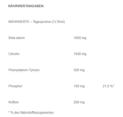 Booster-Trainingsvorrat: Activlab Black – 60 Tage, 78 Portionen – Activlab Black Panther Extreme Shot 12x80ml (Cherry Apple)