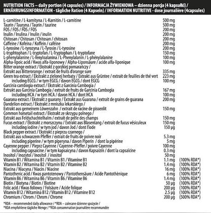 Definitionsphase-Set: ESN Designer + MST ArgiZinc + Activlab – Activlab Machine Man Burner 120 Kapseln