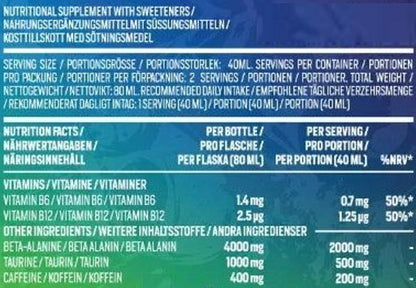 Booster-Trainingsvorrat: AK47 Labs AK47 Shots – 60 Tage, 78 Portionen – AK47 Labs AK47 Shots 12x80ml (Cherry Bomb)