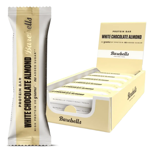 Riegel-Monatsration XXL: Barebells Protein Bars – 30 Tage, 72 Riegel – Barebells Protein Bars 12x 55g (White Choco Almond)