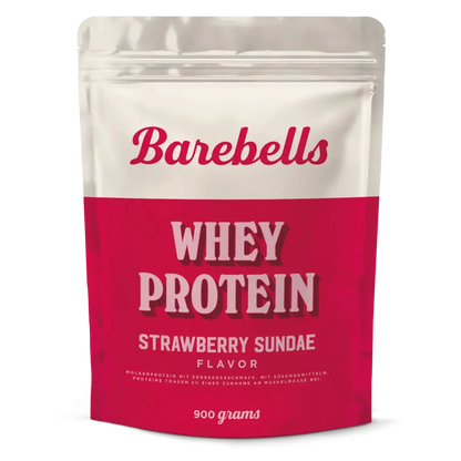 Protein-Monatsvorrat intensiv: Barebells Whey – 30 Tage, 78 Portionen – Barebells Whey Protein 900g (Strawberry Sundae)