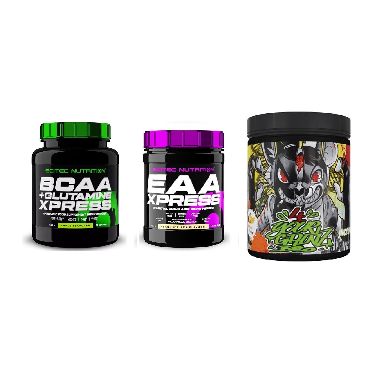 Amino-Probierset: Scitec BCAA + Scitec EAA + BPS-Pharma – alle enthaltenen Artikel