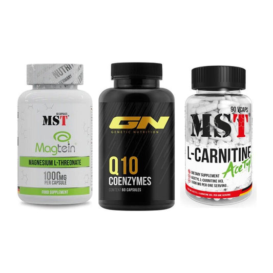 Ausdauer-Set: MST Magnesium + GN Q10 Health + MST L-Carnitine – alle enthaltenen Artikel