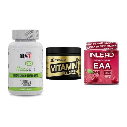 Ausdauer-Set: MST Magnesium + Peak Vitamin + INLEAD EAA – alle enthaltenen Artikel