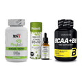Ausdauer-Set: MST Magnesium + Sinob Vitamin D3 + BioTech BCAA+B6 – alle enthaltenen Artikel