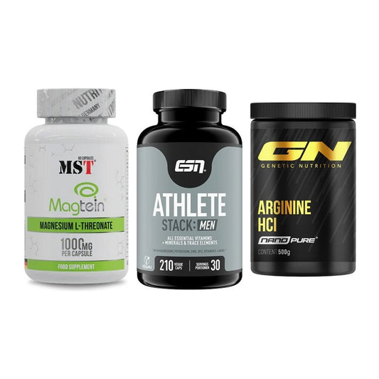 Ausdauer-Set: MST Magnesium + ESN Athlete + GN Arginine HCL – alle enthaltenen Artikel