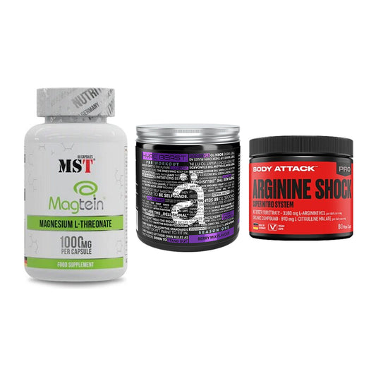Ausdauer-Set: MST Magnesium + Nanosupps Hype + Body Attack – alle enthaltenen Artikel