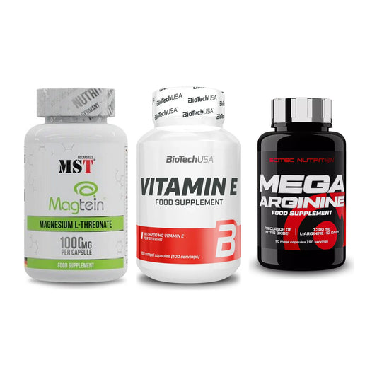 Ausdauer-Set: MST Magnesium + BioTech Vitamin + Scitec Mega – alle enthaltenen Artikel