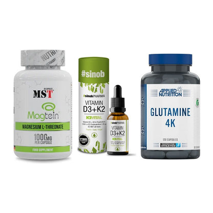 Ausdauer-Set: MST Magnesium + Sinob Vitamin D3 + Applied Nutritio – alle enthaltenen Artikel