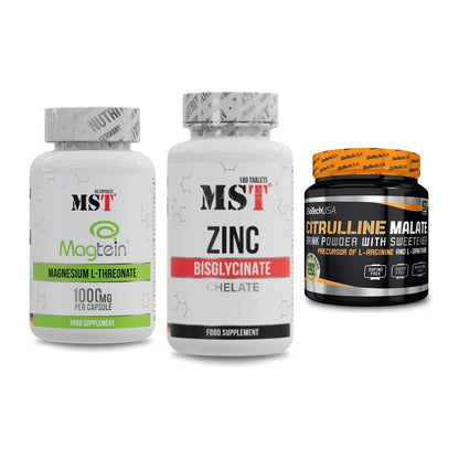 Ausdauer-Set: MST Magnesium + MST Zinc Chelate + BioTech Citrulli – alle enthaltenen Artikel