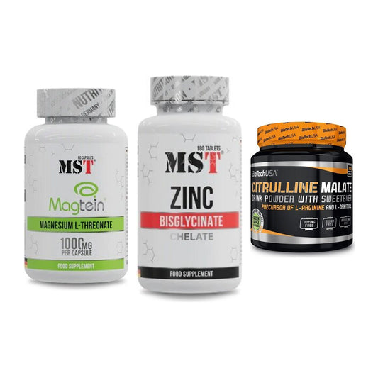 Ausdauer-Set: MST Magnesium + MST Zinc Chelate + BioTech Citrulli – alle enthaltenen Artikel