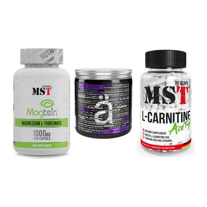 Ausdauer-Set: MST Magnesium + Nanosupps Hype + MST L-Carnitine – alle enthaltenen Artikel