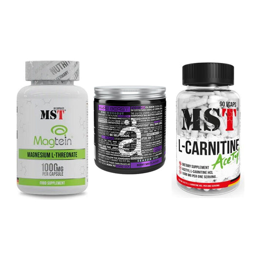 Ausdauer-Set: MST Magnesium + Nanosupps Hype + MST L-Carnitine – alle enthaltenen Artikel