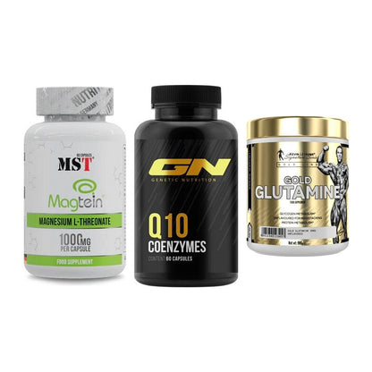 Ausdauer-Set: MST Magnesium + GN Q10 Health + Kevin Levrone – alle enthaltenen Artikel