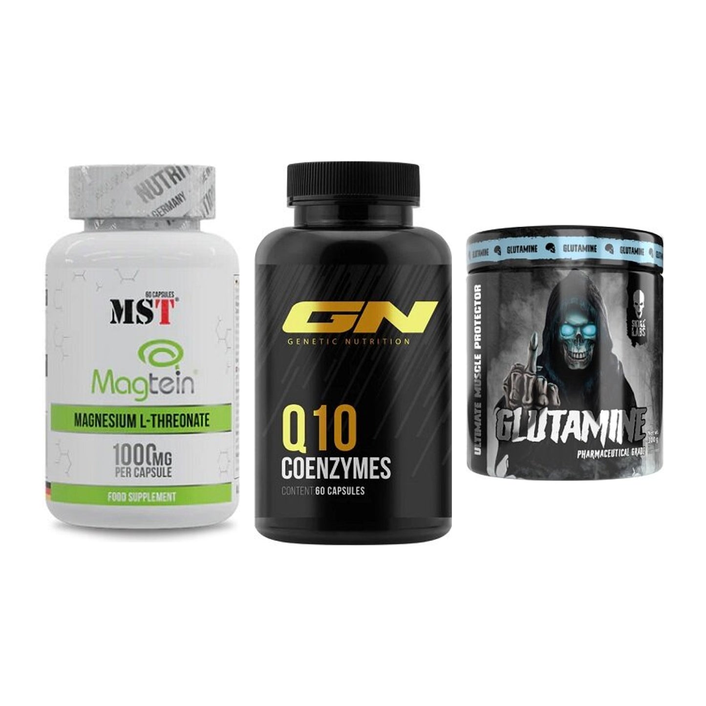 Ausdauer-Set: MST Magnesium + GN Q10 Health + Skull Labs – alle enthaltenen Artikel