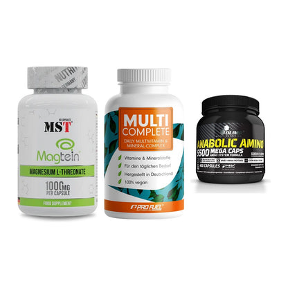 Ausdauer-Set: MST Magnesium + ProFuel MULTI + Olimp Anabolic – alle enthaltenen Artikel