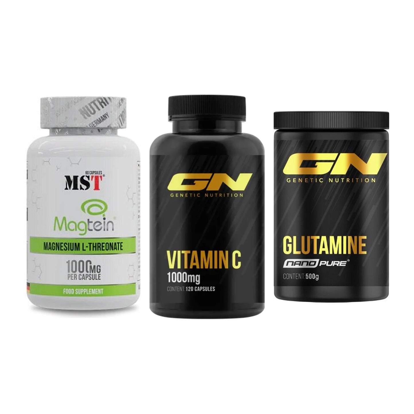 Ausdauer-Set: MST Magnesium + GN Vitamin C + GN Nano Pure – alle enthaltenen Artikel