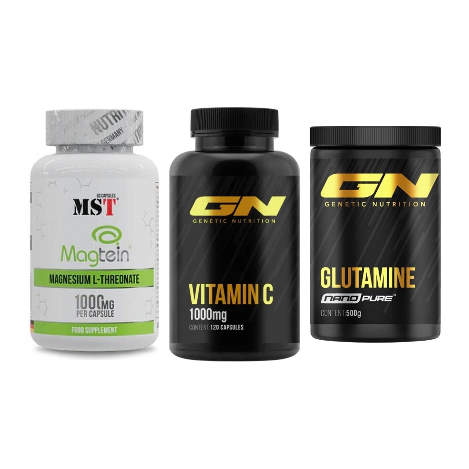 Ausdauer-Set: MST Magnesium + GN Vitamin C + GN Nano Pure – alle enthaltenen Artikel