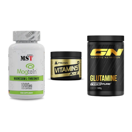Ausdauer-Set: MST Magnesium + Peak Vitamin A-Z + GN Nano Pure – alle enthaltenen Artikel