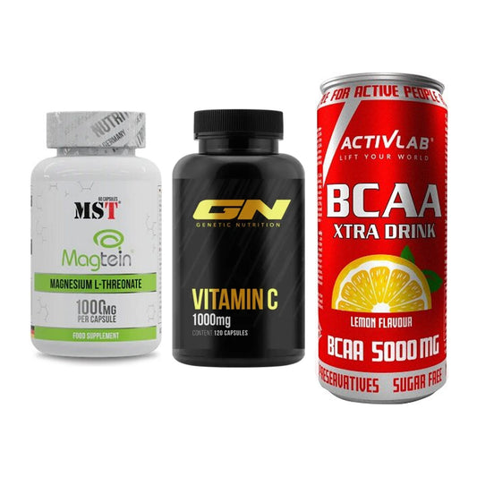 Ausdauer-Set: MST Magnesium + GN Vitamin C + Activlab BCAA – alle enthaltenen Artikel