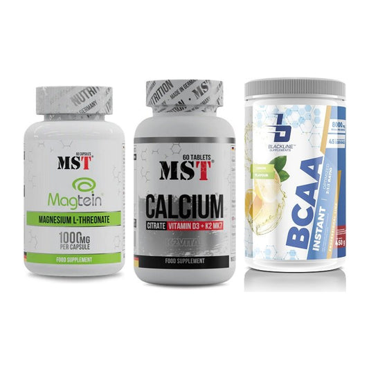 Ausdauer-Set: MST Magnesium + MST Calcium + Blackline – alle enthaltenen Artikel