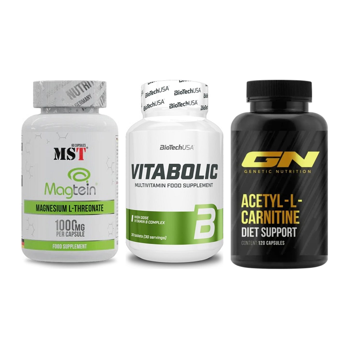 Ausdauer-Set: MST Magnesium + BioTech Vitaboli + GN Acetyl – alle enthaltenen Artikel