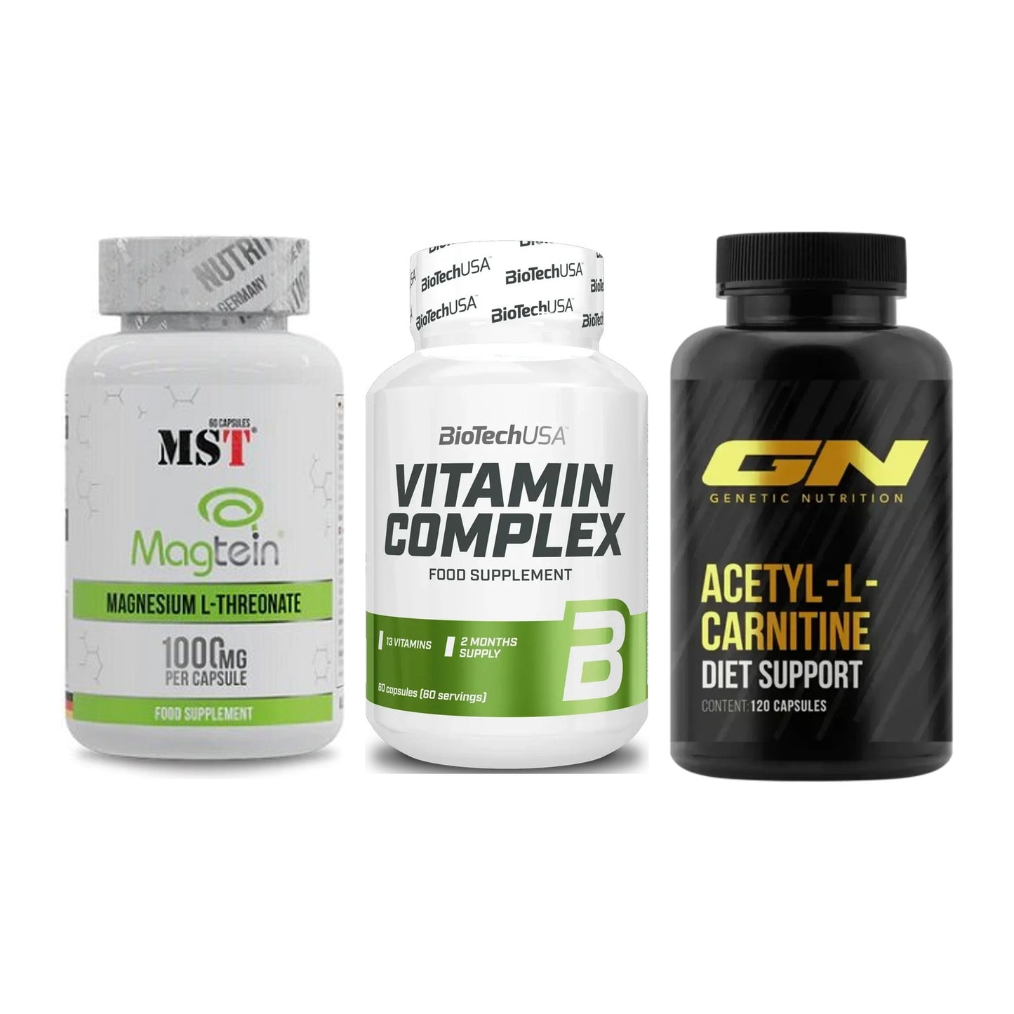 Ausdauer-Set: MST Magnesium + BioTech Vitamin + GN Acetyl – alle enthaltenen Artikel