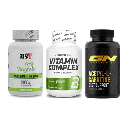 Ausdauer-Set: MST Magnesium + BioTech Vitamin + GN Acetyl – alle enthaltenen Artikel