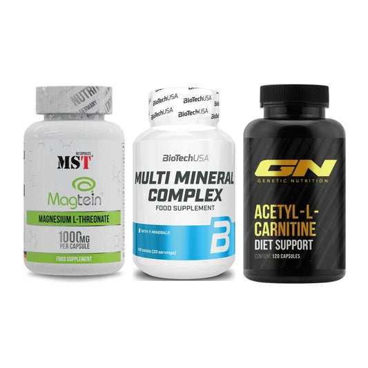 Ausdauer-Set: MST Magnesium + BioTech Multi + GN Acetyl – alle enthaltenen Artikel