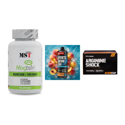 Ausdauer-Set: MST Magnesium + Body Attack Sports + 1 weitere – alle enthaltenen Artikel
