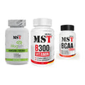 Ausdauer-Set: MST Magnesium + MST B300 B-Compl + MST BCAA 1000 – alle enthaltenen Artikel