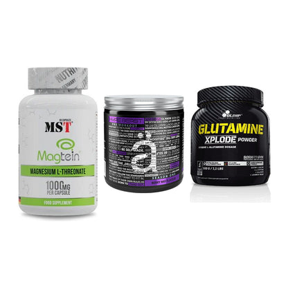 Ausdauer-Set: MST Magnesium + Nanosupps Hype + Olimp L-Glutamin – alle enthaltenen Artikel