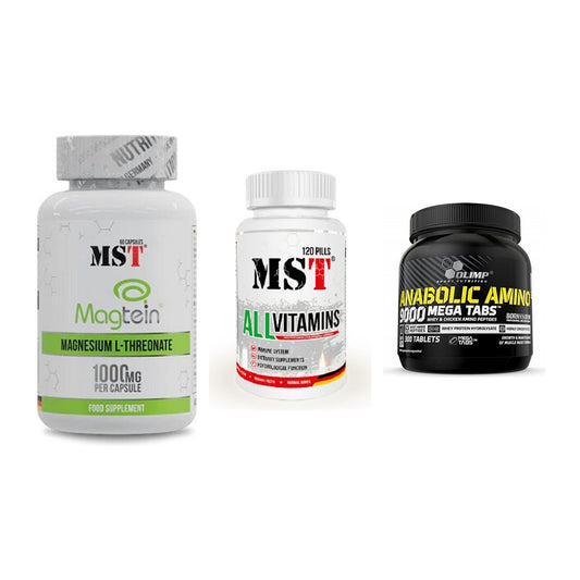Ausdauer-Set: MST Magnesium + MST All Vitamins + Olimp Anabolic – alle enthaltenen Artikel