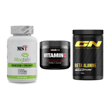 Ausdauer-Set: MST Magnesium + Sinob Vitamin C + GN Nano Beta – alle enthaltenen Artikel