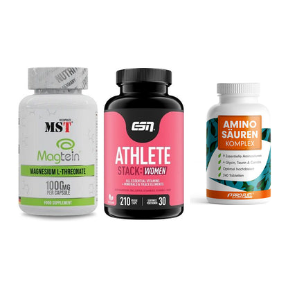 Ausdauer-Set: MST Magnesium + ESN Athlete + ProFuel Aminosäu – alle enthaltenen Artikel